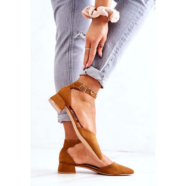 WS1 Escarpins En Daim Spitz Camel Calliope brun 1