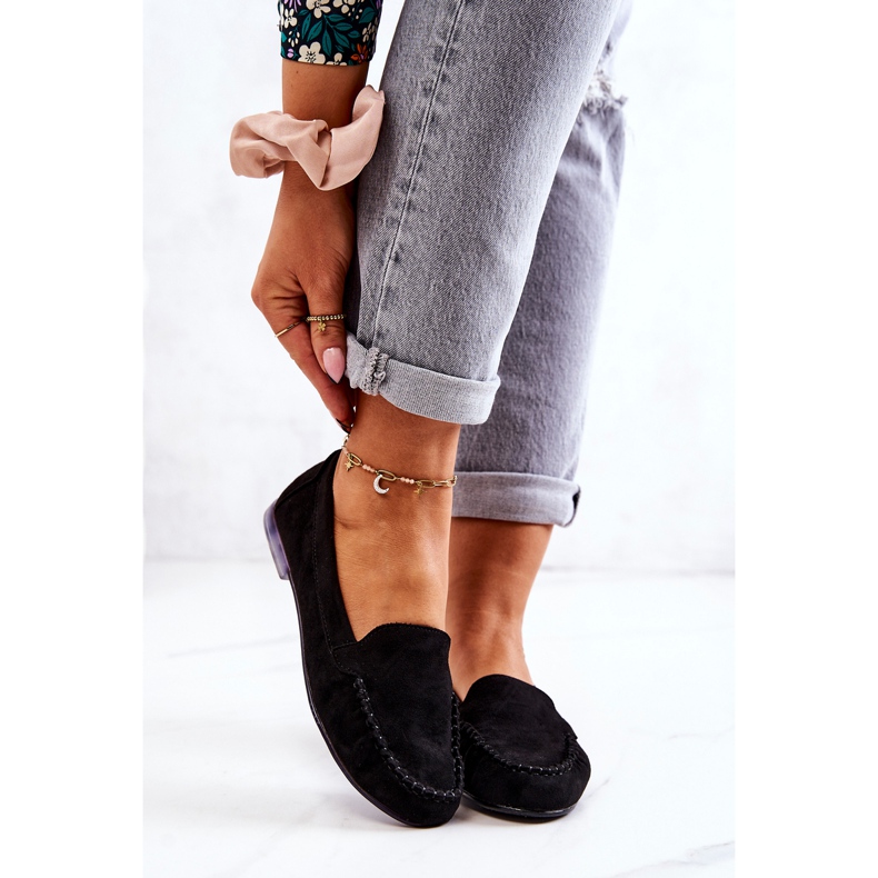 Mocassins Daim Sergio Leone MK722 Noir le noir 2