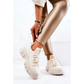 PS1 Chaussures de sport femme Baskets Beige clair Miles 2 PS1 Chaussures de sport femme Baskets Beige clair Miles 2