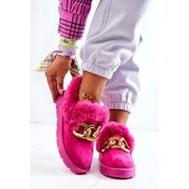 PS1 Chaussons Chaine Or Femme Fuchsia Ardrums rose 3