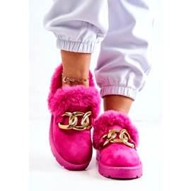 PS1 Chaussons Chaine Or Femme Fuchsia Ardrums rose 6