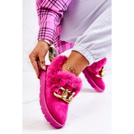 PS1 Chaussons Chaine Or Femme Fuchsia Ardrums rose 2