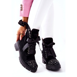 Lewski Shoes Bottes En Daim Workery Lewski Chaussures Attachées 3069 Noir le noir 3