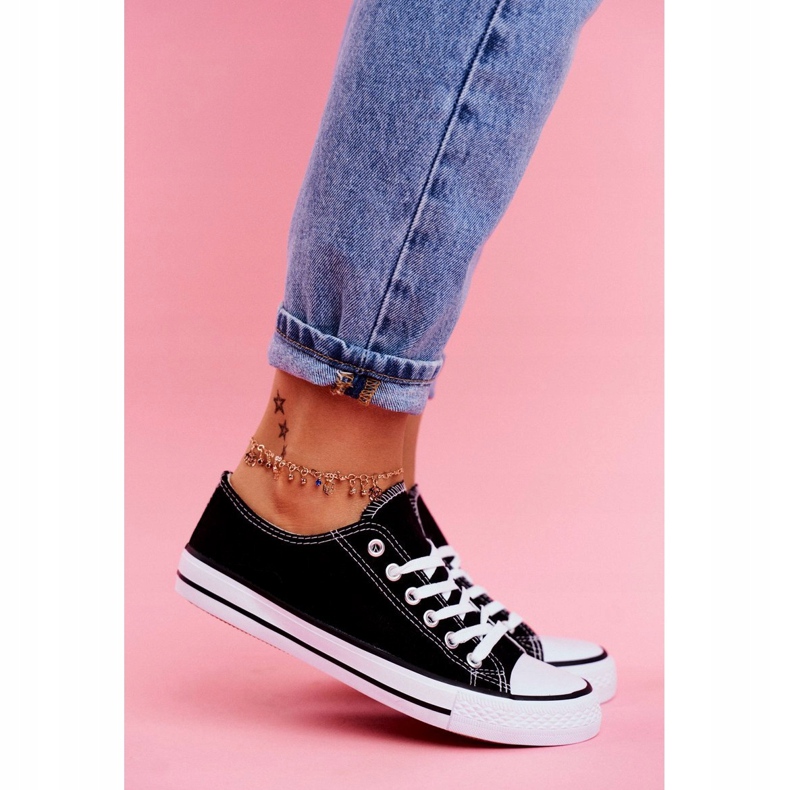 PS1 Baskets noires Omerta avec semelle blanche 2