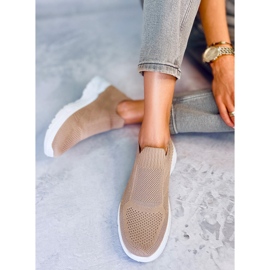 Chaussettes Chaussettes Vien Kaki beige 1