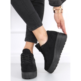 Valens Baskets compensées noires le noir 1