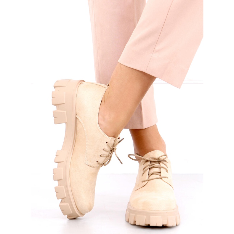 Chaussures sur semelle épaisse Apoll Beige 2