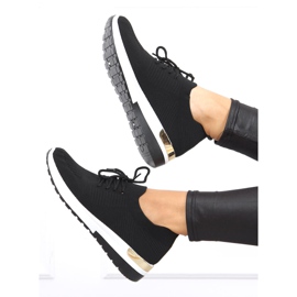 Welo Chaussures de sport chaussettes noires 1