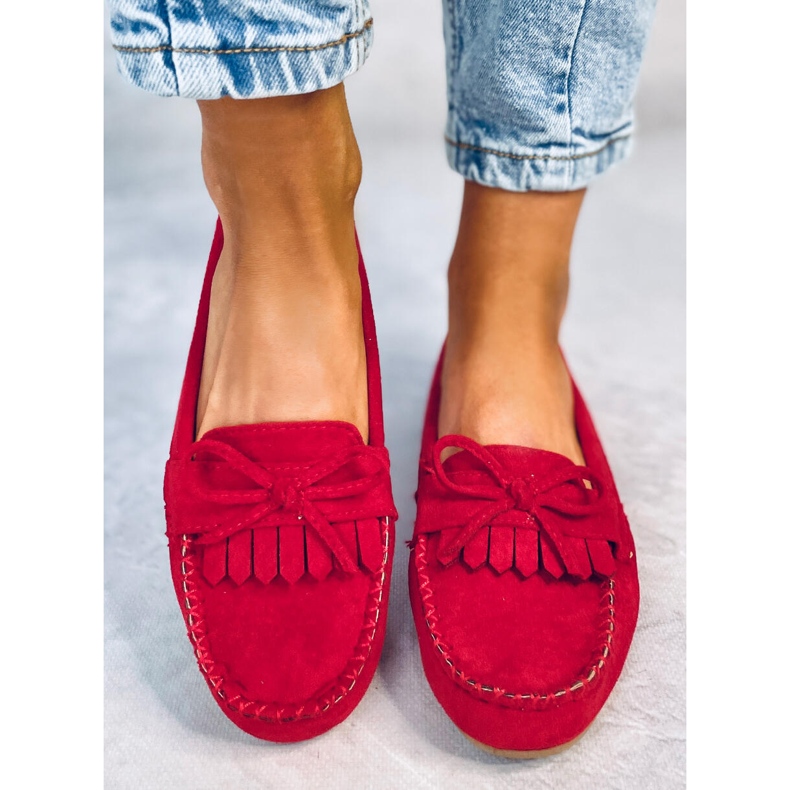 Mocassins Quest Red pour femmes rouge 1