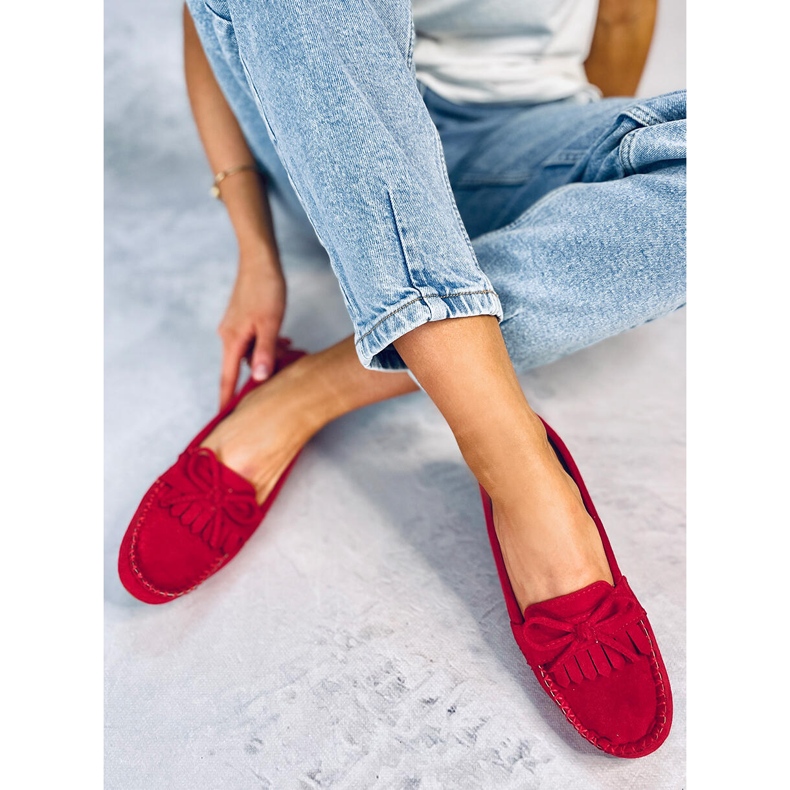 Mocassins Quest Red pour femmes rouge 2