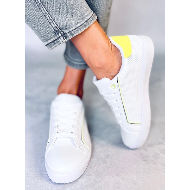 Baskets femme Vole BLANC / VERT blanche 1