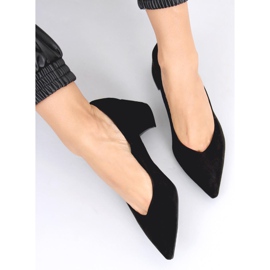 Escarpins Millen Black à talon bas le noir 1