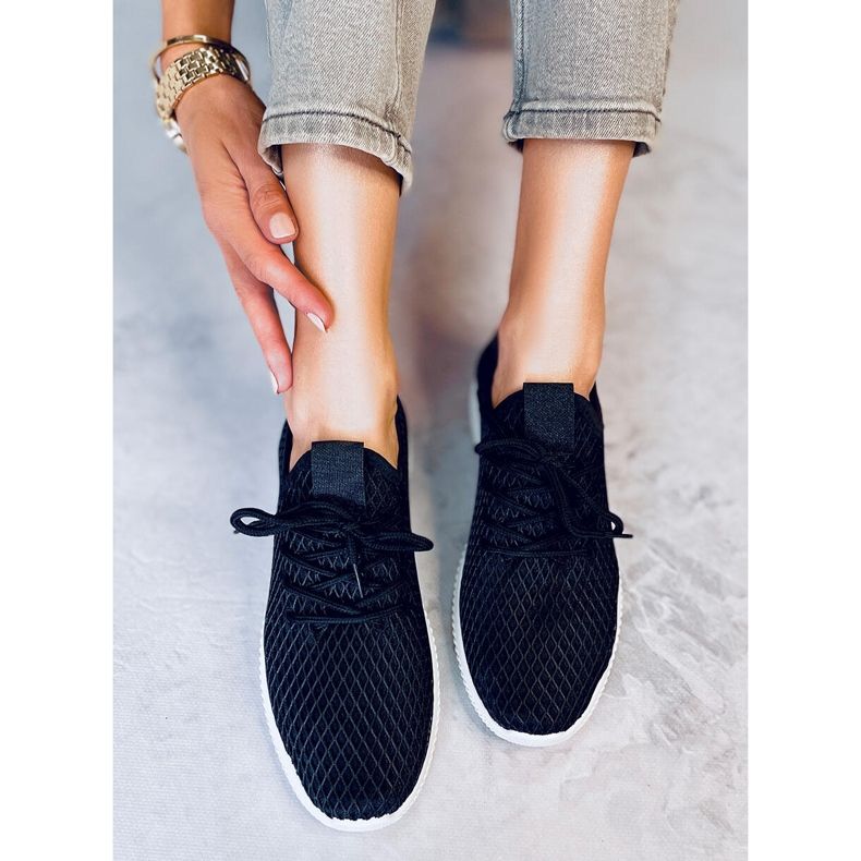 Utto Chaussettes noires chaussures de sport 1