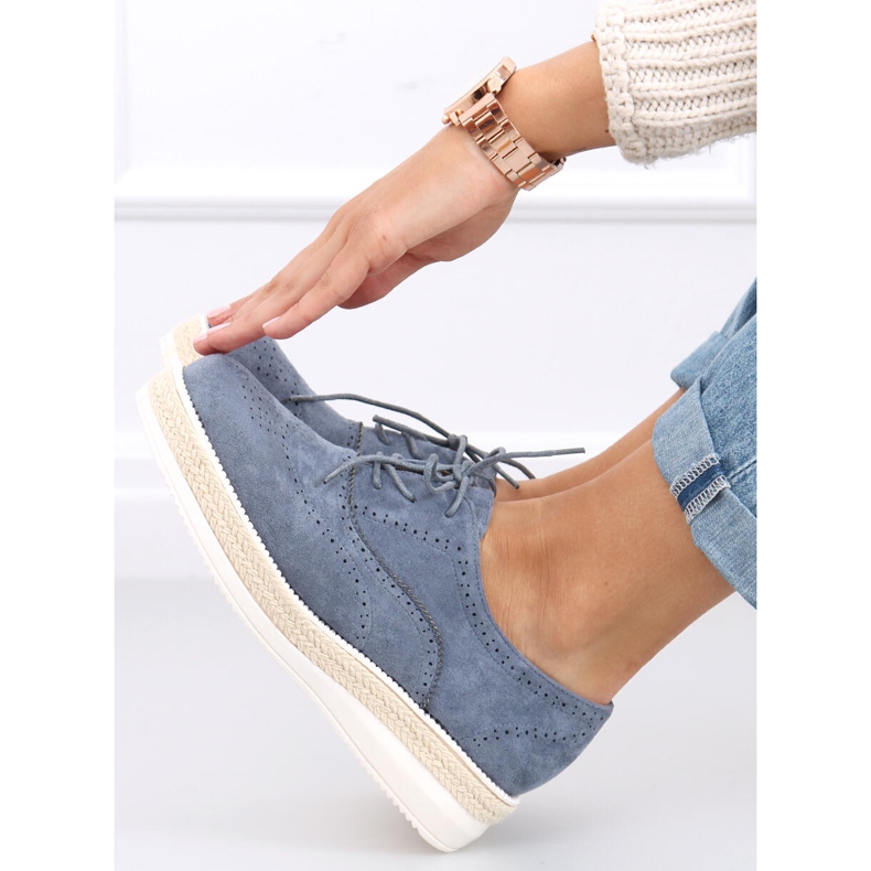 Chaussures espadrilles femme Apia Bleu 2