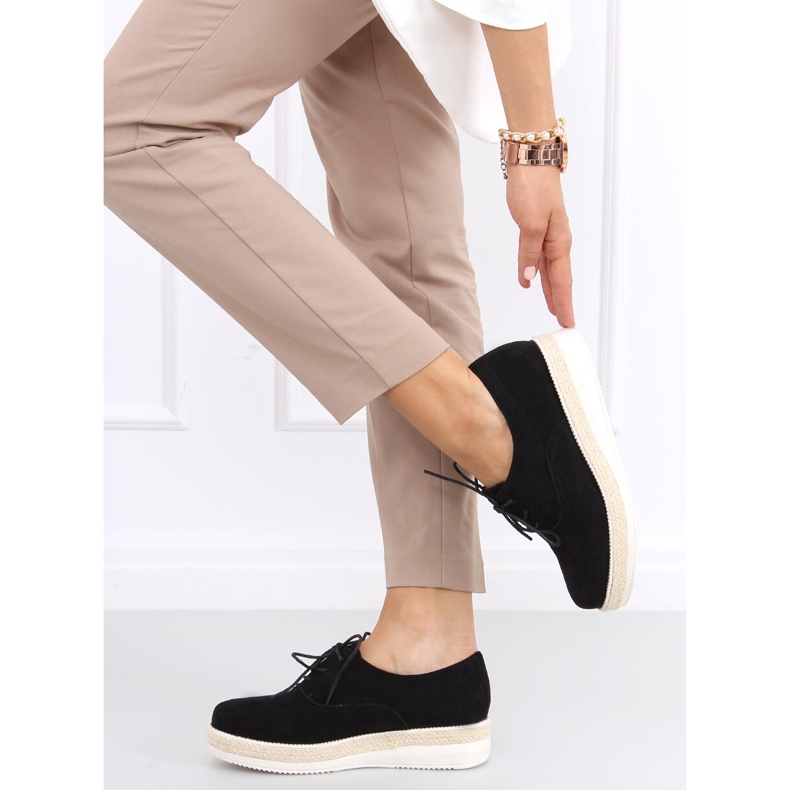 Chaussures femme espadrilles Apia Noir le noir 2