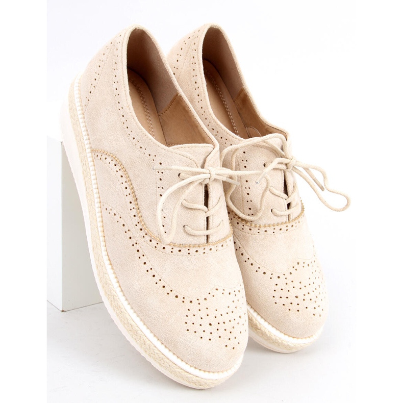 Chaussures femme espadrilles Apia Beige 1