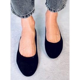 Ameli Ballerines ajourées noires le noir 1
