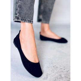 Ameli Ballerines ajourées noires le noir 3