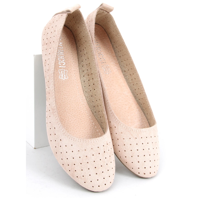 Ballerines Ajourées Ameli Beige 2