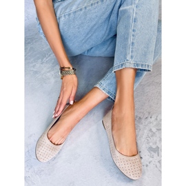 Ballerines Ajourées Ameli Beige 4