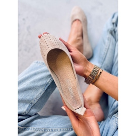 Ballerines Ajourées Ameli Beige 5