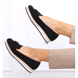 Mocassins, espadrilles femme Hilma Noir 1