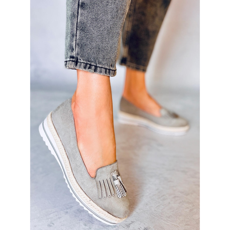 Mocassins et espadrilles femme Hilma Gris 2 Mocassins et espadrilles femme Hilma Gris 2