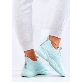 PS1 Chaussures De Sport Baskets Tissu Menthe Nolene vert 1