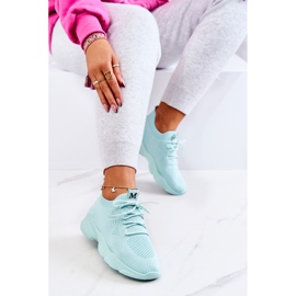 PS1 Chaussures De Sport Baskets Tissu Menthe Nolene vert 4