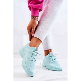 PS1 Chaussures De Sport Baskets Tissu Menthe Nolene vert 3