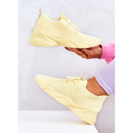 PS1 Chaussures de Sport Matière Baskets Jaune Nolene 7