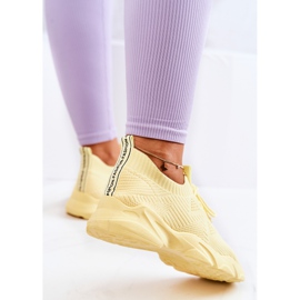 PS1 Chaussures de Sport Matière Baskets Jaune Nolene 6