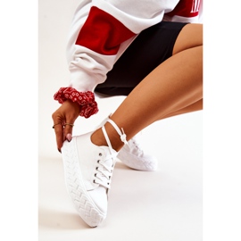 PS1 Baskets sur une plate-forme Suzane blanche massive 3