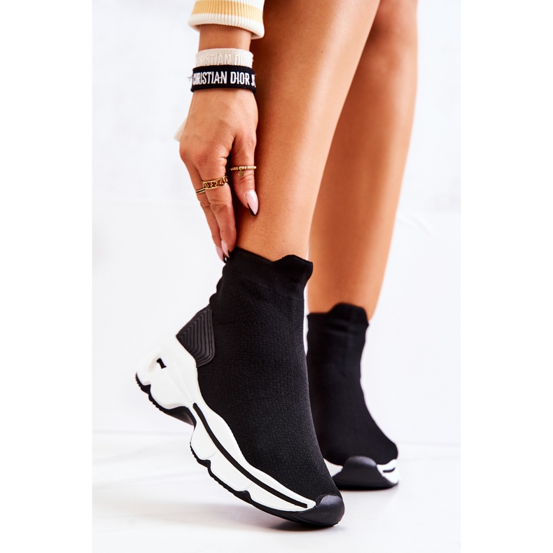 PS1 Chaussures de sport noires Bailee High Sock 2