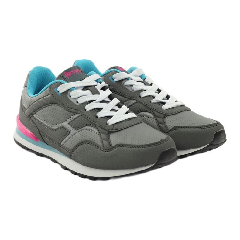 American Club Jogging sport gris américain C1 bleu rose 4