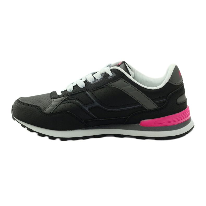 Jogging de sport American Club C1 noir le noir rose 2