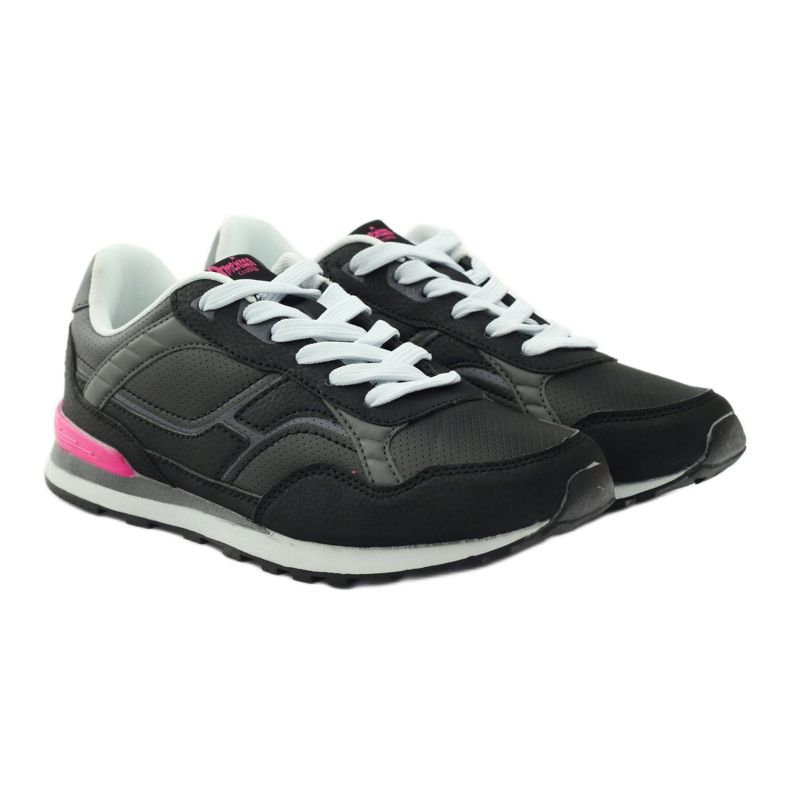 Jogging de sport American Club C1 noir rose 4