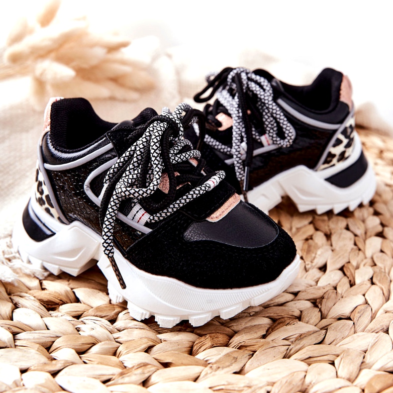 FR1 Chaussures de sport pour enfants Baskets Noir Rommie multicolore 3