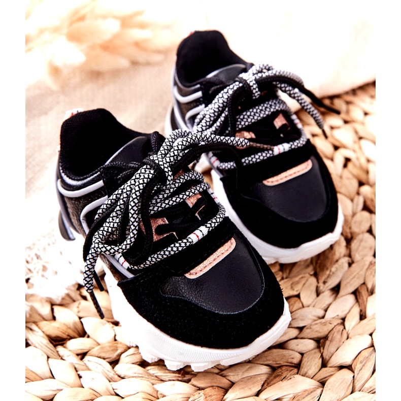 FR1 Chaussures de sport pour enfants Baskets Noir Rommie multicolore 4