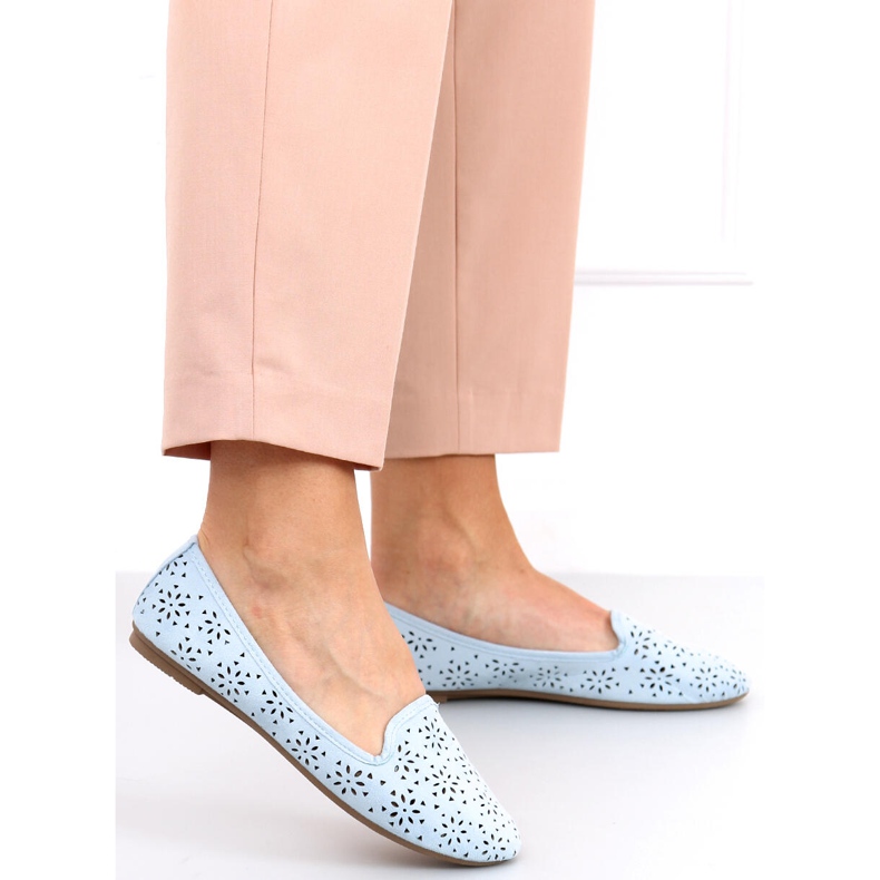 Fanny Blue seigneurs ajourés bleu 2