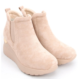 Bottines compensées Florens Beige 5