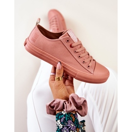 Baskets basses Big Star JJ274005 Rose foncé 2