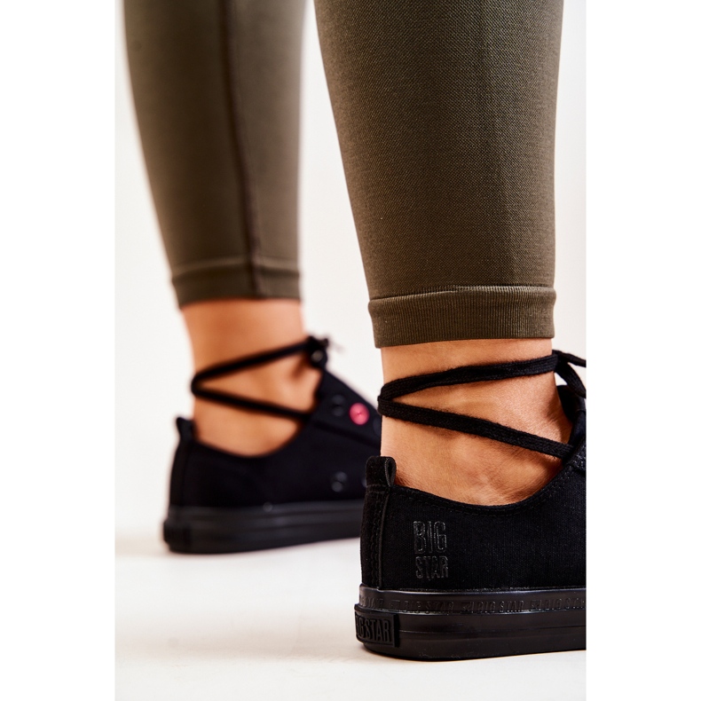 Baskets Basses Noires Big Star JJ274003 le noir 1