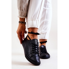 Baskets en Cuir Big Star JJ274312 Noir le noir 2