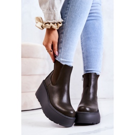 PS1 Bottes chaudes Montiano vert foncé 2