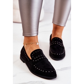 PL5 Mocassins Daim Avec Jets La.Fi Noir Maliyah le noir 1