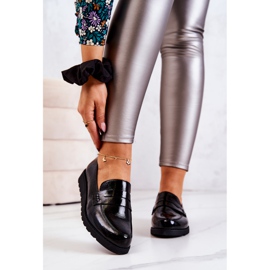 PL5 Mocassins Compensés Laqués La.Fi Noir Alannah le noir 2