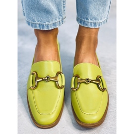 Mocassins femme Jonna Green vert 1
