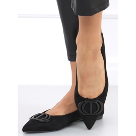 Arte Ballerines noires à bout en amande le noir 2