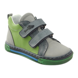 Ren But Cuir Boys of Boys 1429 Grey / Green Ren mais gris 1